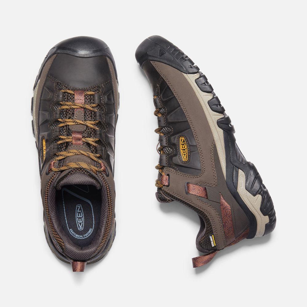 Keen Outdoor Ayakkabı Erkek Kahverengi/Turuncu - Targhee Iii Waterproof - Türkiye MHCA08196